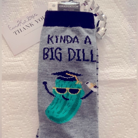 EuroKatGifts Other - Crew Socks Men & Women's Cartoon Print Novelty Crew 1 Pair NEW Trending big dill